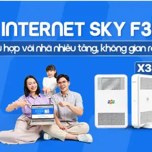 Internet Sky F3 Gói cước Internet FPT cá nhân, gia đình