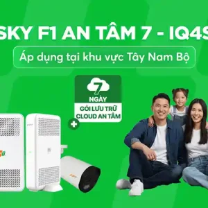Sky F1 An Tâm 7 - IQ4S Combo Internet Camera thông minh