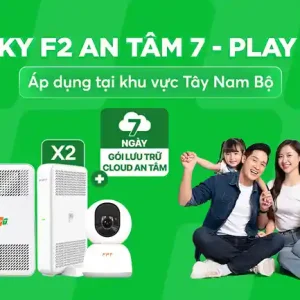 Sky F2 An Tâm 7 - Play 4 Combo Internet Camera thông minh