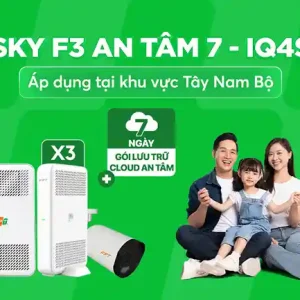 Sky F3 An Tâm 7 - IQ4S Combo Internet Camera thông minh
