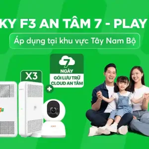 Sky F3 An Tâm 7 - Play 4 Combo Internet Camera thông minh