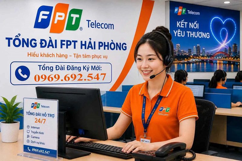Số tổng đài lắp mạng FPT Hải Phòng